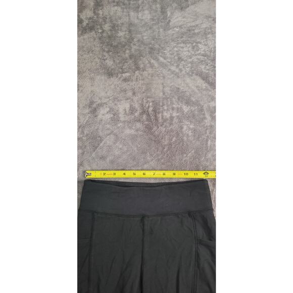 J.crew Sz S AY275 Bike Shorts pocket Celular Black Wmns Hiking Gym Ca16 - Picture 4 of 7